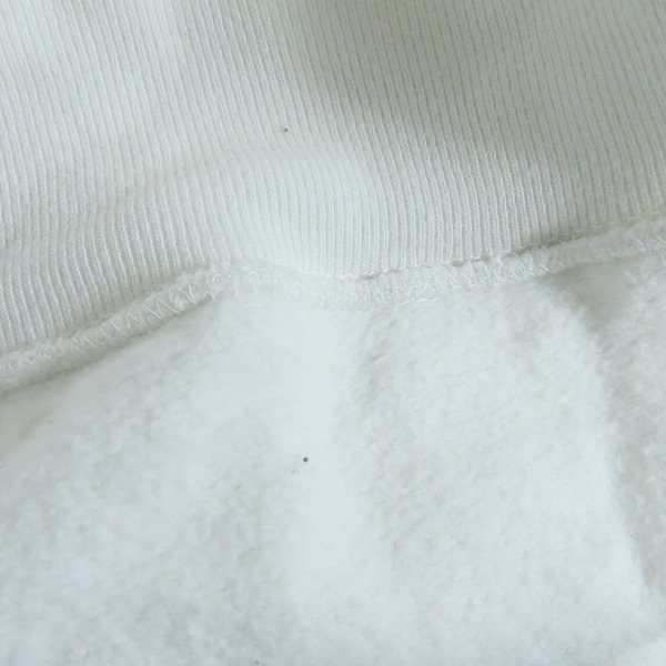 実際に弊社で買取させて頂いたBack Channel/バックチャンネル スウェット ロゴプリント ホワイト Lの画像 7枚目