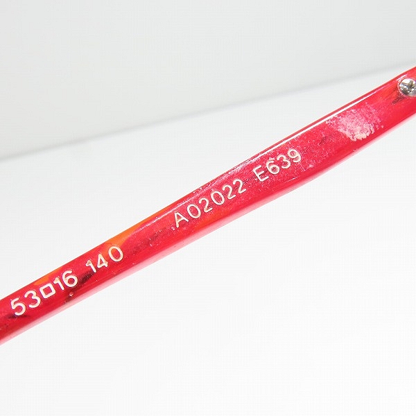 実際に弊社で買取させて頂いたalain mikli/アランミクリ ハーフリム アイウェア/メガネフレーム A02022-E639の画像 7枚目