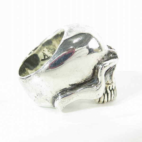 実際に弊社で買取させて頂いたTHIRTEEN DESIGNS/サーティーンデザインズ スカルリング 21号-22号の画像 4枚目