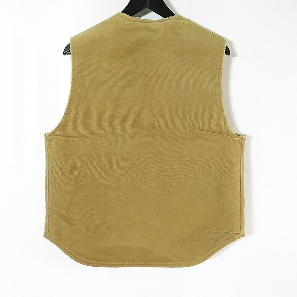 実際に弊社で買取させて頂いたCarhartt/カーハート ダック地 ボア ワークベスト Lの画像 1枚目