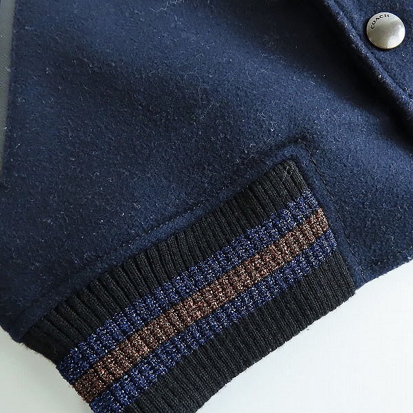 実際に弊社で買取させて頂いたCOACH/コーチ ウール スタジャン/4の画像 7枚目