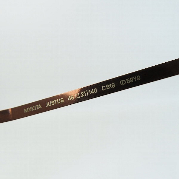 実際に弊社で買取させて頂いたMYKITA/マイキータ justus 度入り眼鏡/メガネフレームの画像 6枚目