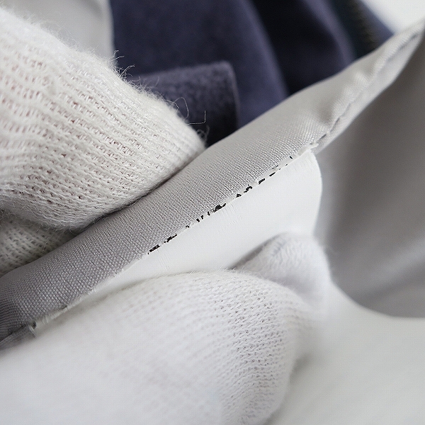 実際に弊社で買取させて頂いた【未使用】EMMETI/エンメティ UNITED ARROWS別注 レザー フーデッド ブルゾン パーカー/46の画像 6枚目