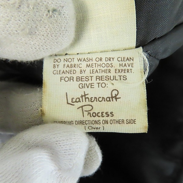 実際に弊社で買取させて頂いたPERFECTO by Schott/パーフェクト バイ ショット ダブルライダースジャケット ブラック/40の画像 4枚目