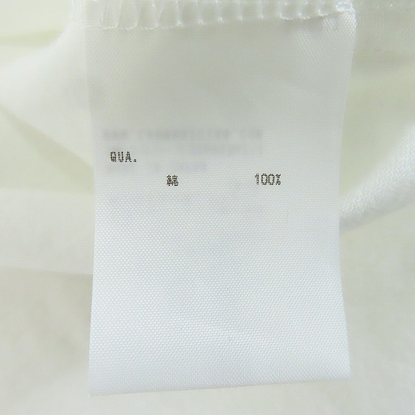 実際に弊社で買取させて頂いたLAD MUSICIAN/ラッドミュージシャン Tシャツ センターロゴプリント ホワイト/42の画像 3枚目