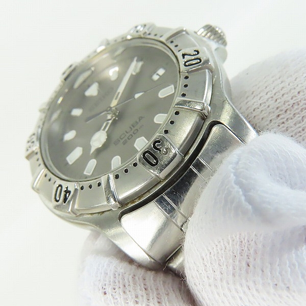 実際に弊社で買取させて頂いたSEIKO/セイコー スキューバ 200M 7N35-6010【動作未確認】の画像 6枚目