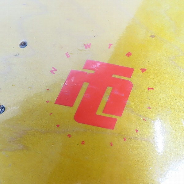 実際に弊社で買取させて頂いた【未開封】NEWTRAL ISLAND SKATE/ニュートラル アイランド スケーターズ スケートボード デッキ イエロー系の画像 3枚目