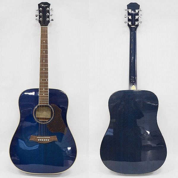 実際に弊社で買取させて頂いた★Mavis/メイビス MW-200 BLS アコースティックギター/アコギの画像 1枚目