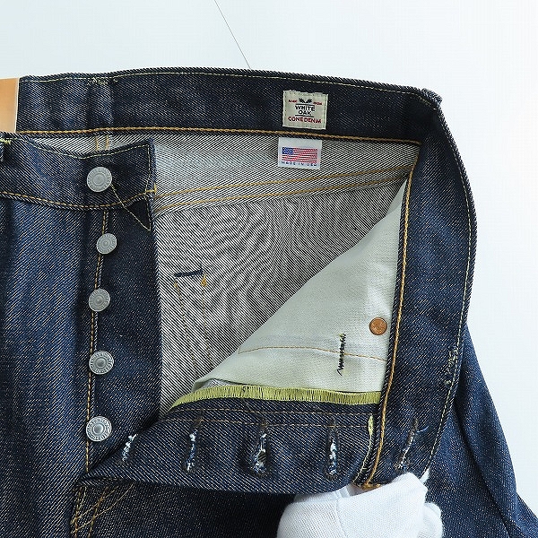 実際に弊社で買取させて頂いた【未使用】LEVIS/リーバイス 501 WHITE OAK/ホワイトオーク USA製 刻印5115 デニムパンツ 00501-2546/W31 L32の画像 5枚目