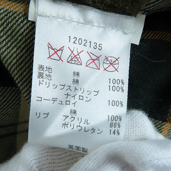 実際に弊社で買取させて頂いたBarbour/バブアー SL BEDALE/ビデイル オイルドジャケット 1202135の画像 5枚目