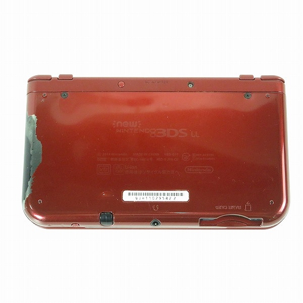 実際に弊社で買取させて頂いた任天堂/Nintendo Newニンテンドー3DS LL メタリックレッド RED-001 本体【簡易動作確認済】の画像 3枚目