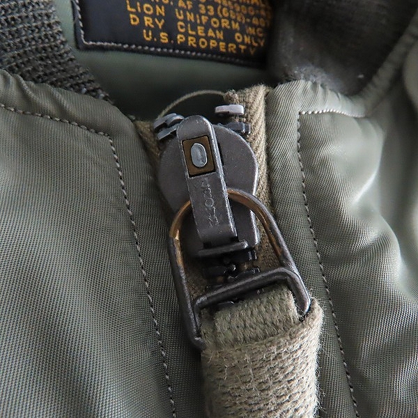 実際に弊社で買取させて頂いたBUZZ RICKSON'S/バズリクソンズ MA-1 フライトジャケット/ボンバージャケット BR10981/Sの画像 6枚目