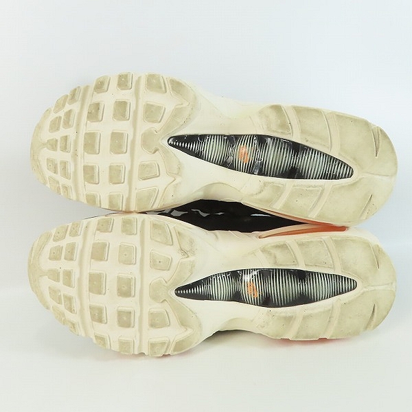 実際に弊社で買取させて頂いたNIKE/ナイキ エアマックス 95 WIP "カーハート" ブラック/トータルオレンジ セイル AV3866-001/27.5の画像 2枚目