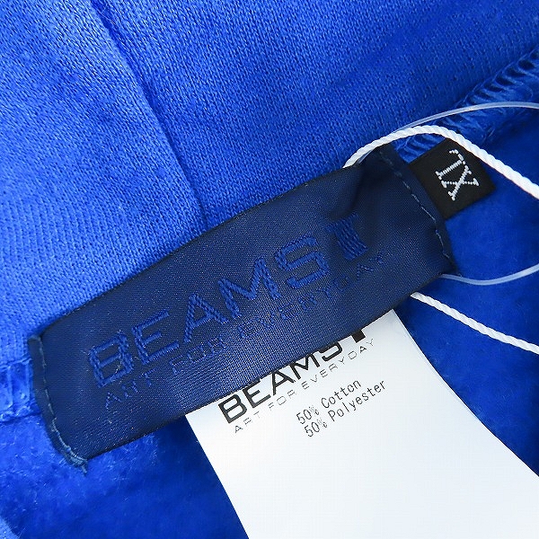 実際に弊社で買取させて頂いた【未使用】BEAMS T/ビームス ティー プルオーバーパーカー 75-13-0416-049-75-22/XLの画像 2枚目