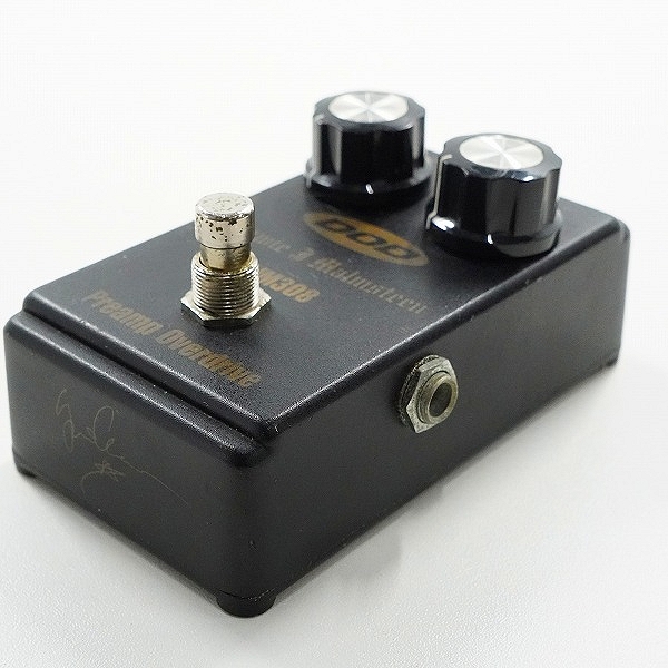 実際に弊社で買取させて頂いたDOD/ディーオーディー YJM308 YNGWIE J. MALMSTEEN Preamp Overdrive プリアンプ オーバードライブ エフェクター 動作確認済みの画像 4枚目