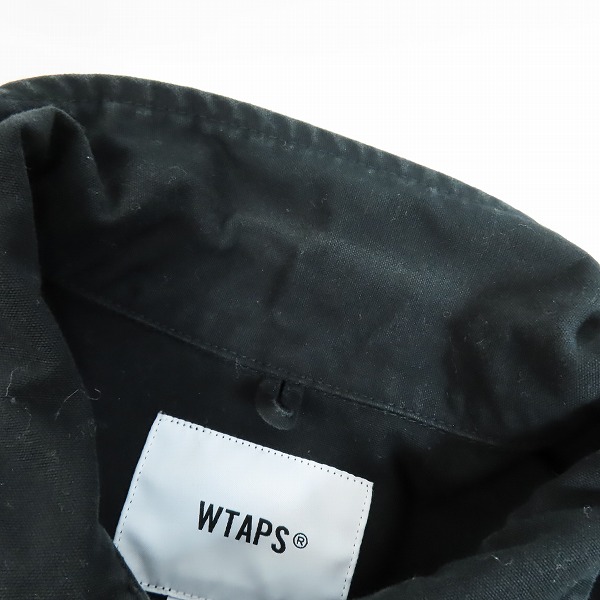 実際に弊社で買取させて頂いたWTAPS/ダブルタップス 19AW JUNGLE LS ジャングルシャツ 192WVDT-SHM03 02の画像 8枚目