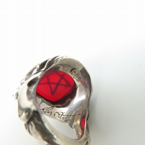 実際に弊社で買取させて頂いたALEX STREETER/アレックスストリーター サイドスター エンジェルハートリング 東京レッド/18号の画像 7枚目