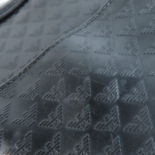 実際に弊社で買取させて頂いたEMPORIO ARMANI/エンポリオアルマーニ イーグルロゴ 総柄 ショルダーバッグの画像 6枚目
