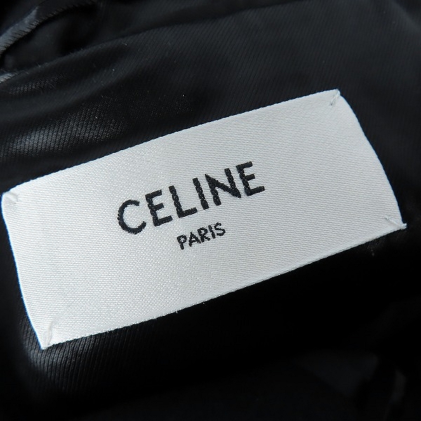 実際に弊社で買取させて頂いたCELINE/セリーヌ DOUBLE-BREASTED TUXEDO CHESTERFIELD/ダブルブレストタキシードチェスターコート2Ｍ025863C/44の画像 2枚目