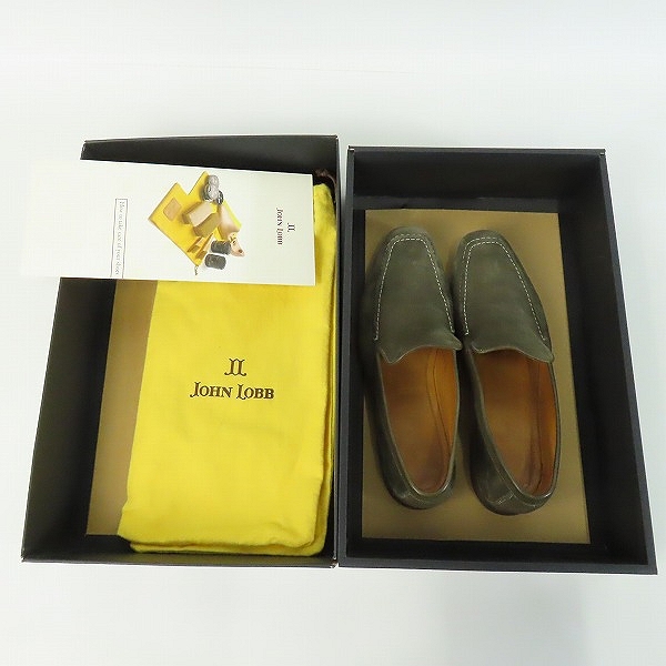 実際に弊社で買取させて頂いたJOHN LOBB/ジョン ロブ COVE コーヴ スエードローファー 7810/7.5Eの画像 7枚目
