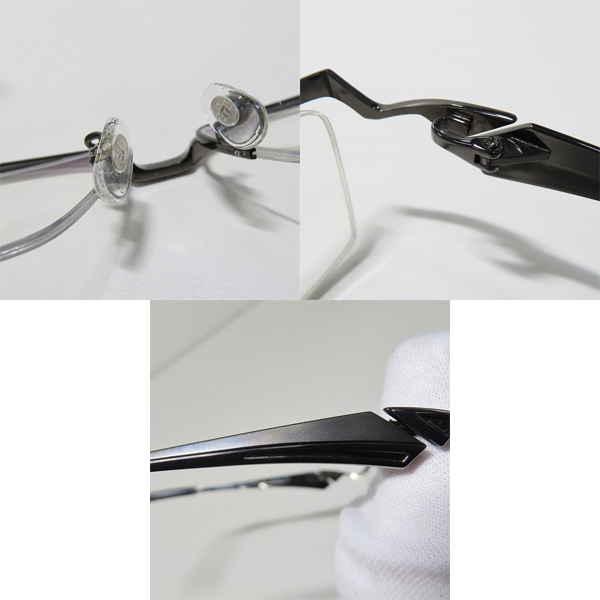 実際に弊社で買取させて頂いたSAMURAI SHO/サムライ翔 眼鏡/メガネフレーム SS-J17 #3の画像 7枚目