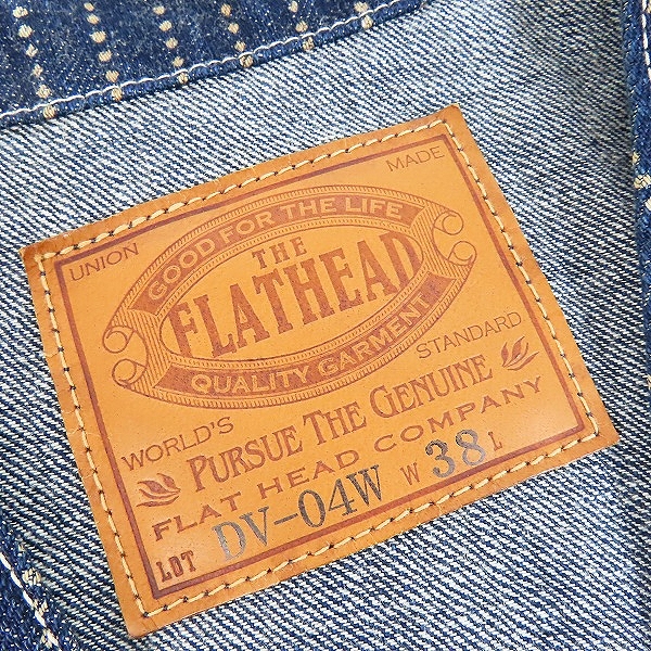 実際に弊社で買取させて頂いたFLATHEAD/フラットヘッド ワークベスト/38の画像 2枚目