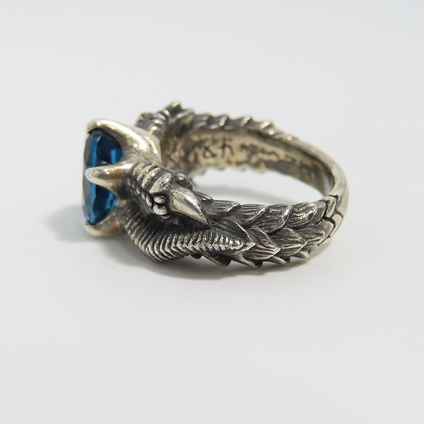 実際に弊社で買取させて頂いたBloody Mary/ブラッディマリー noah/ノアリング ロンドンブルートパーズ 11号の画像 2枚目