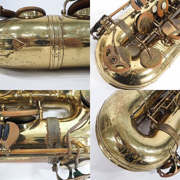 実際に弊社で買取させて頂いた★【使用感有り】Selmer/セルマー テナーサックス MARK VI/マーク6 シリアル22万番台 1974年製 彫刻無し ケース付の画像 4枚目