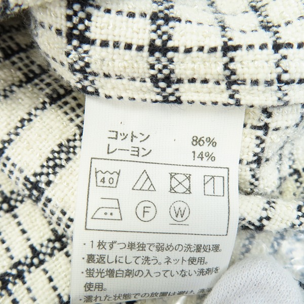 実際に弊社で買取させて頂いたCOOTIE PRODUCTIONS/クーティー 22AW Ombre Check Open Collar Pullover L/S Shirt チェック シャツ CTE-22A403/Lの画像 3枚目