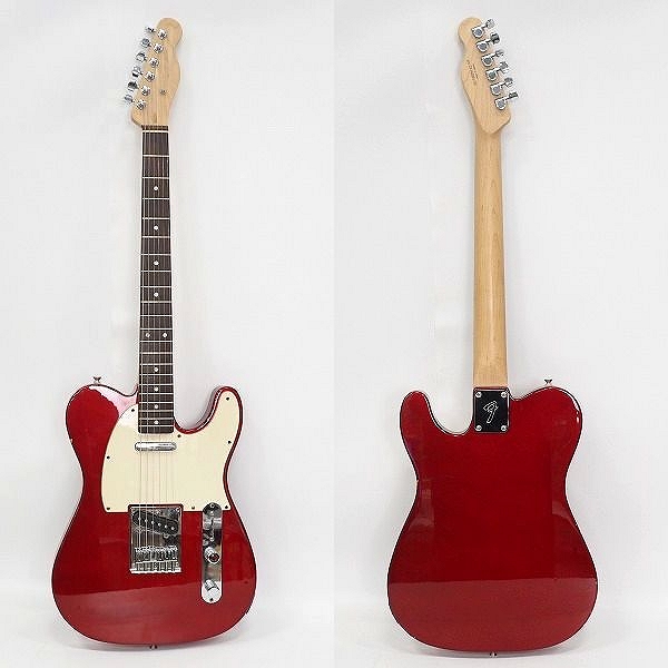 実際に弊社で買取させて頂いた★メーカー不明 テレキャスターType エレキギター ギグケース付の画像 1枚目