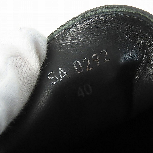 実際に弊社で買取させて頂いたGIVENCHY/ジバンシィ テラ モカシン 4Gロゴ レザーローファーシューズ SA 0292/40の画像 5枚目