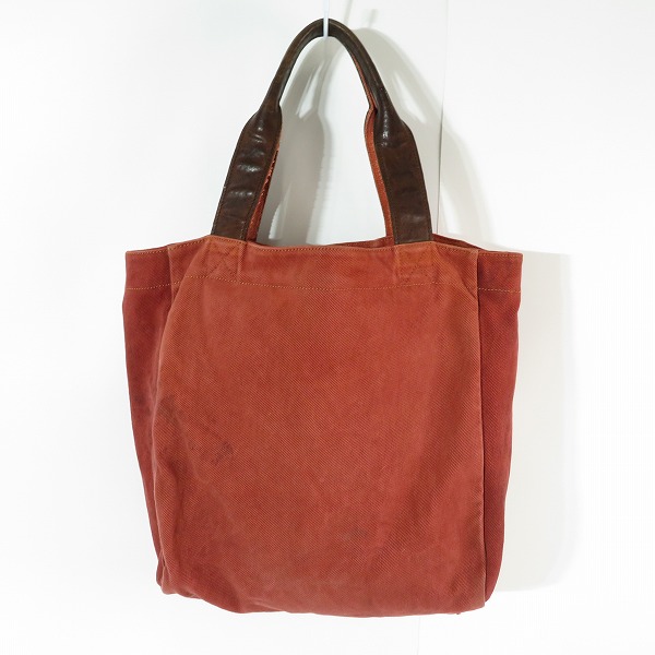 実際に弊社で買取させて頂いたDOLCE&GABBANA/ドルチェ&ガッバーナ ウォッシュ加工 キャンバス トートバッグの画像 1枚目