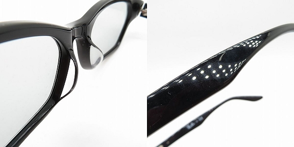 実際に弊社で買取させて頂いたRay-Ban/レイバン 度入り フルリム メガネフレーム/アイウェア/眼鏡 RB5344Dの画像 8枚目