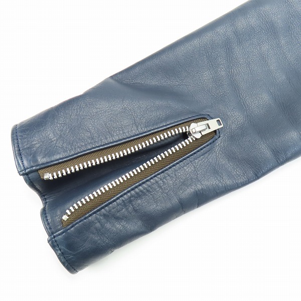 実際に弊社で買取させて頂いたUNDERCOVERISM/アンダーカバーイズム アンダーカバー レザーダブルライダース G9202/0の画像 6枚目