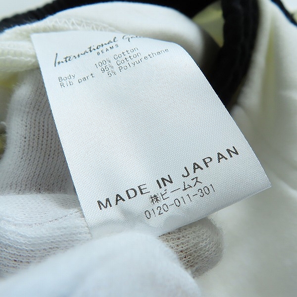 実際に弊社で買取させて頂いた【未使用】BEAMS/ビームス IG  2color swt パンツ インターナショナルギャラリー別注/Lの画像 3枚目