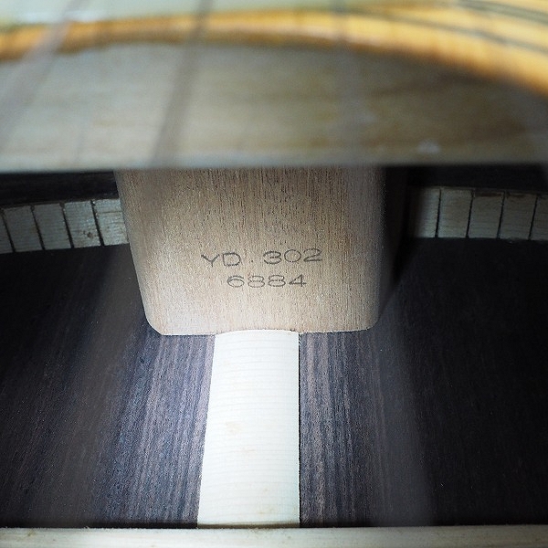 実際に弊社で買取させて頂いた★S.Yairi/ヤイリ YD-302/YD302 アコースティックギター/アコギ ジャパンビンテージ ハードケース付の画像 4枚目