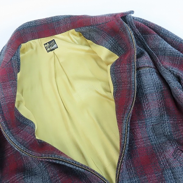 実際に弊社で買取させて頂いたTHE FLAT HEAD/フラットヘッド ウール混 ジップアップ ジャケット/38の画像 5枚目