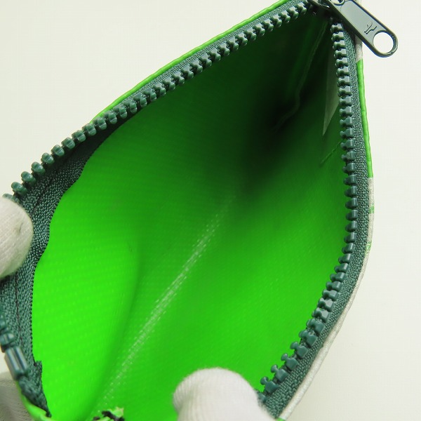 実際に弊社で買取させて頂いたFREITAG/フライターグ F06 SERENA/セレナ ポーチ/ペンケース グリーン/ホワイトの画像 3枚目