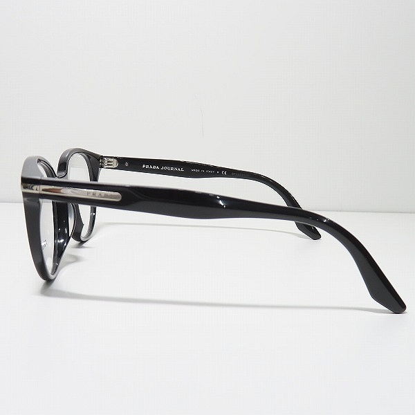実際に弊社で買取させて頂いた(2)PRADA JOURNAL/プラダ ジャーナル メガネフレーム アイウェア VPR07T-F ブラックの画像 2枚目