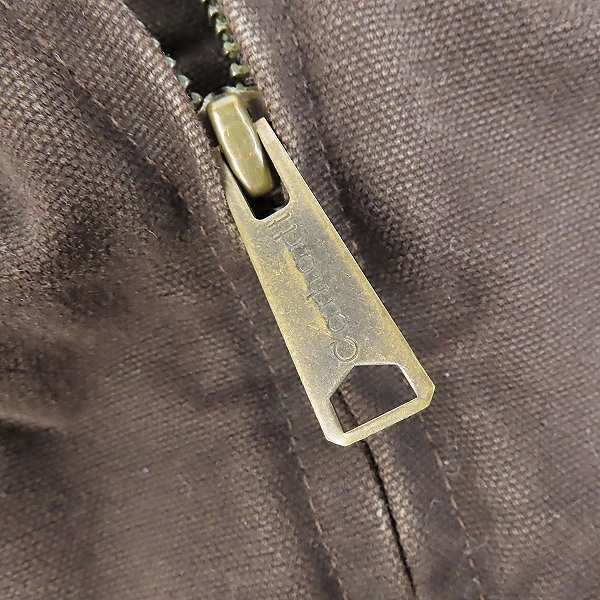 実際に弊社で買取させて頂いたCarhartt/カーハート ダック地 ジップアップ ベスト WV001 DKB/Sの画像 6枚目