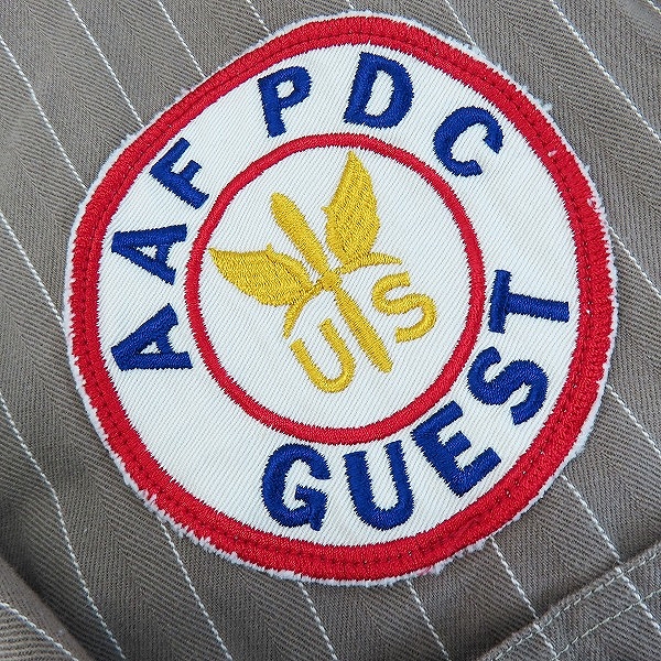 実際に弊社で買取させて頂いたBUZZ RICKSON'S/バズリクソンズ ハーフスリーブ/半袖 コントラクター ワークシャツ BR36574/14-14.5の画像 6枚目