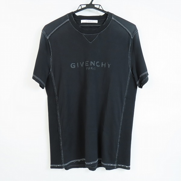 実際に弊社で買取させて頂いた【JPタグ】GIVENCHY/ジバンシィ クラッシュ加工/ダメージ加工 半袖カットソー/Tシャツ BM708M3002/S