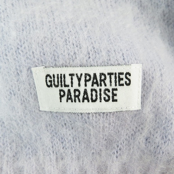 実際に弊社で買取させて頂いたWACKO MARIA/ワコマリア GUILTY PARTIES モヘア ウール カーディガン Lの画像 3枚目