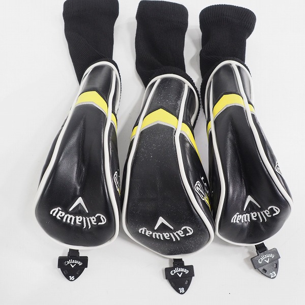 実際に弊社で買取させて頂いたCallaway/キャロウェイ X2 HOT Pro ユーティリティ 16°,18°,23° 3本セット N.S.PRO 950GH FLEX:S ヘッドカバー付きの画像 7枚目