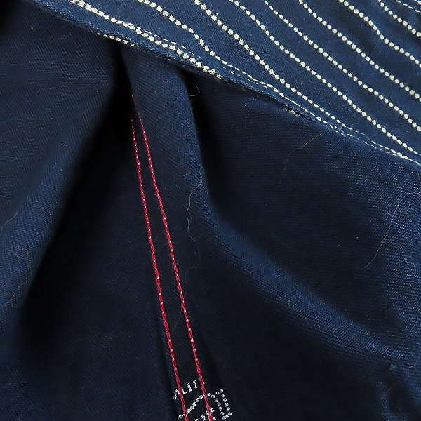 実際に弊社で買取させて頂いたSUGAR CANE/シュガーケーン ウォバッシュ ストライプ/カバーオール SC12050/38の画像 7枚目