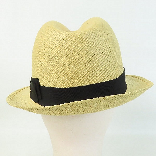 実際に弊社で買取させて頂いたBorsalino/ボルサリーノ 中折れハット リボン/7の画像 3枚目