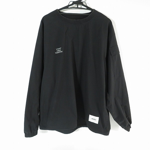 実際に弊社で買取させて頂いたWTAPS/ダブルタップス 22SS SMOCK/LS/POLY.RIPSTOP/スモック リップストップ 長袖Tシャツ 221BRDT-SHM4/4