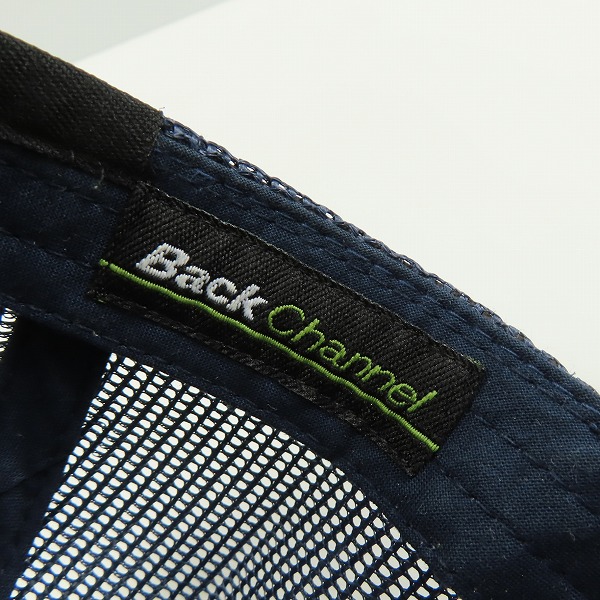 実際に弊社で買取させて頂いたBack Channel/バックチャンネル THE CLASSICS ロゴ刺繍 キャップ ネイビーの画像 6枚目