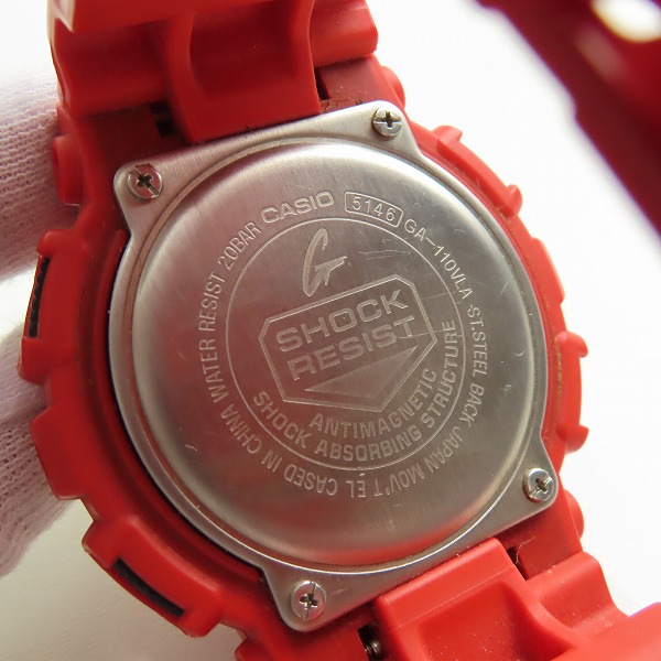 実際に弊社で買取させて頂いたG-SHOCK/Gショック ビッグケース/デジアナ GA-110VLA-4AJF【動作未確認】の画像 3枚目