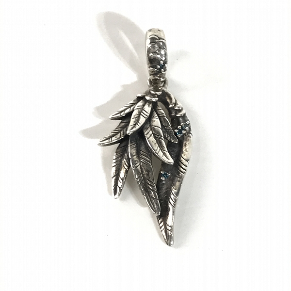 実際に弊社で買取させて頂いたBloody Mary/ブラッディマリー ブルーダイヤモンド/D0.04 Ice アイス ペンダント - 青鳥 BMP717/チェーン付きの画像 1枚目